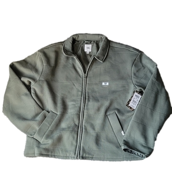VANS Quilted Boxy West Jacket - Thyme - Picture 3 of 6